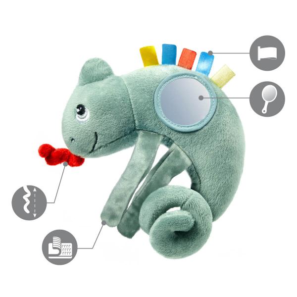 BabyOno Розвиваюча іграшка - підвіска для коляски Хамелеон Чарлі (1413) 5901435413302