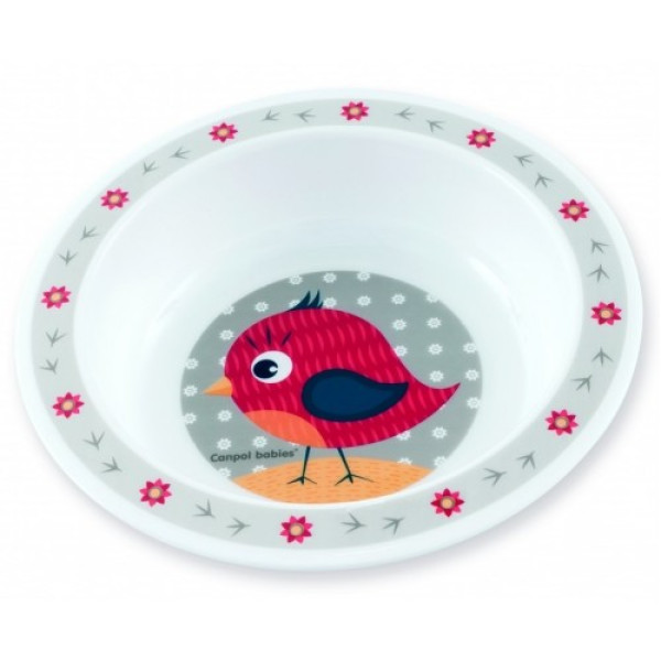 Canpol Тарілка пластикова глибока Smile - 4/412 (в асорт)