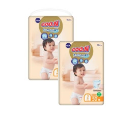 2 упаковки GOON Трусики-підгузки Premium Soft (7-12 кг, розмір M, унісекс, 50 шт) 4902011862270