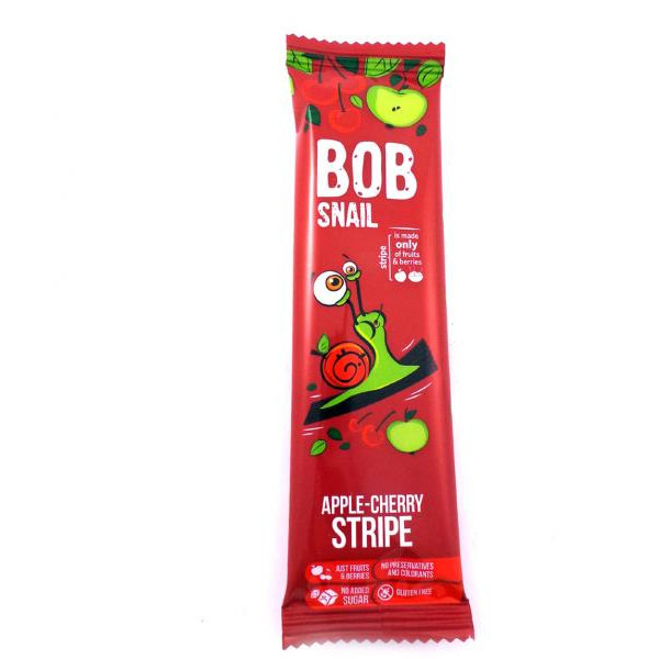 Bob Snail Натуральные яблочно-вишневые конфеты 14г 4820206080622