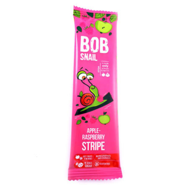 Bob Snail Натуральные конфеты Яблоко-малина 14г 4820206080738