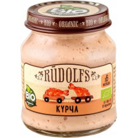 Rudolfs М'ясне органічне пюре Курча з 6 місяців 120 г (4751017940815)