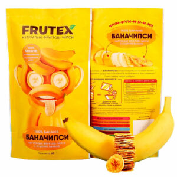 Frutex Чіпси фруктові Баначіпси 30г (4820243450297)